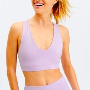 Fabletics light purple workout set like new